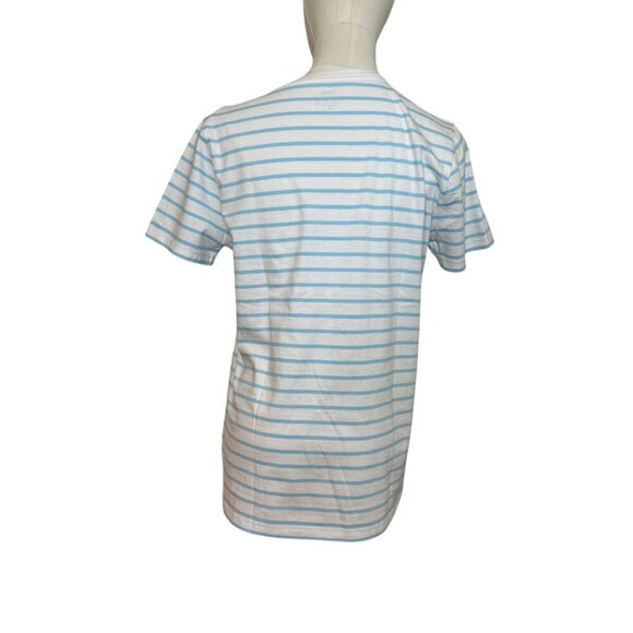 Short-sleeve striped martini graphic tee. Collector Tee. J.Crew. Size L - Picture 2 of 5